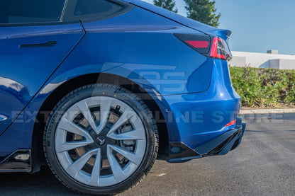 2017-23 Tesla Model 3 Performance Rear Bumper Diffuser image 4