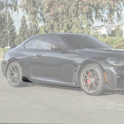 2023-Up BMW G87 M2 | TR Style Dry CARBON FIBER Side Skirts Rocker Panel Extension image 1
