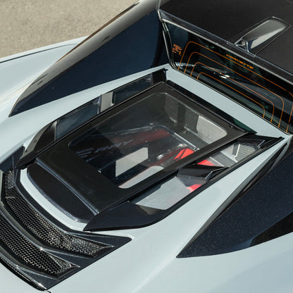2020-Up Corvette C8 Convertible Rear Hatch Upper HTC Tonneau Window Inserts image 12