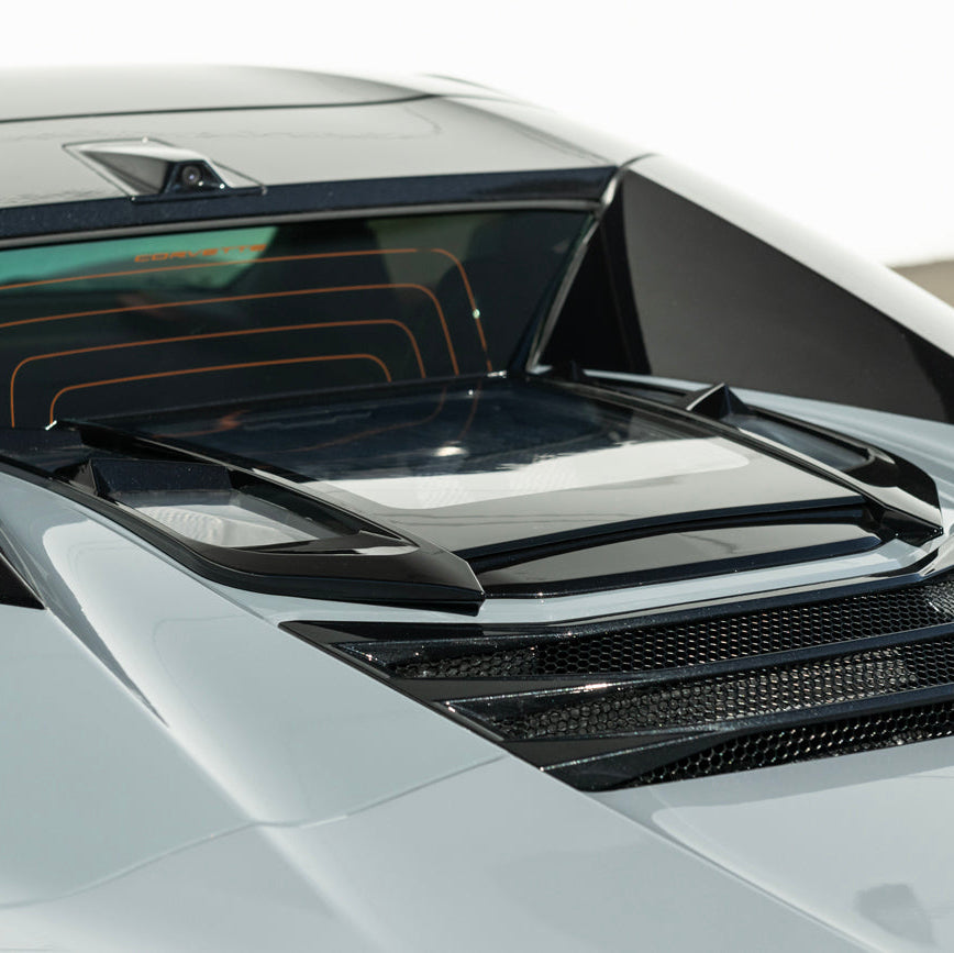 2020-Up Corvette C8 Convertible Rear Hatch Upper HTC Tonneau Window Inserts image 16