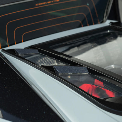 2020-Up Corvette C8 Convertible Rear Hatch Upper HTC Tonneau Window Inserts image 18