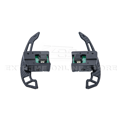 2015-23 Ford Mustang Steering Wheel Magnetic Paddle Shifter Pair image 12