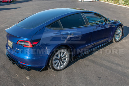 2017-23 Tesla Model 3 Track Side Skirts Rocker Panel image 7