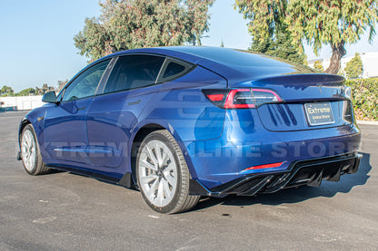 2017-23 Tesla Model 3 Track Side Skirts Rocker Panel image 3