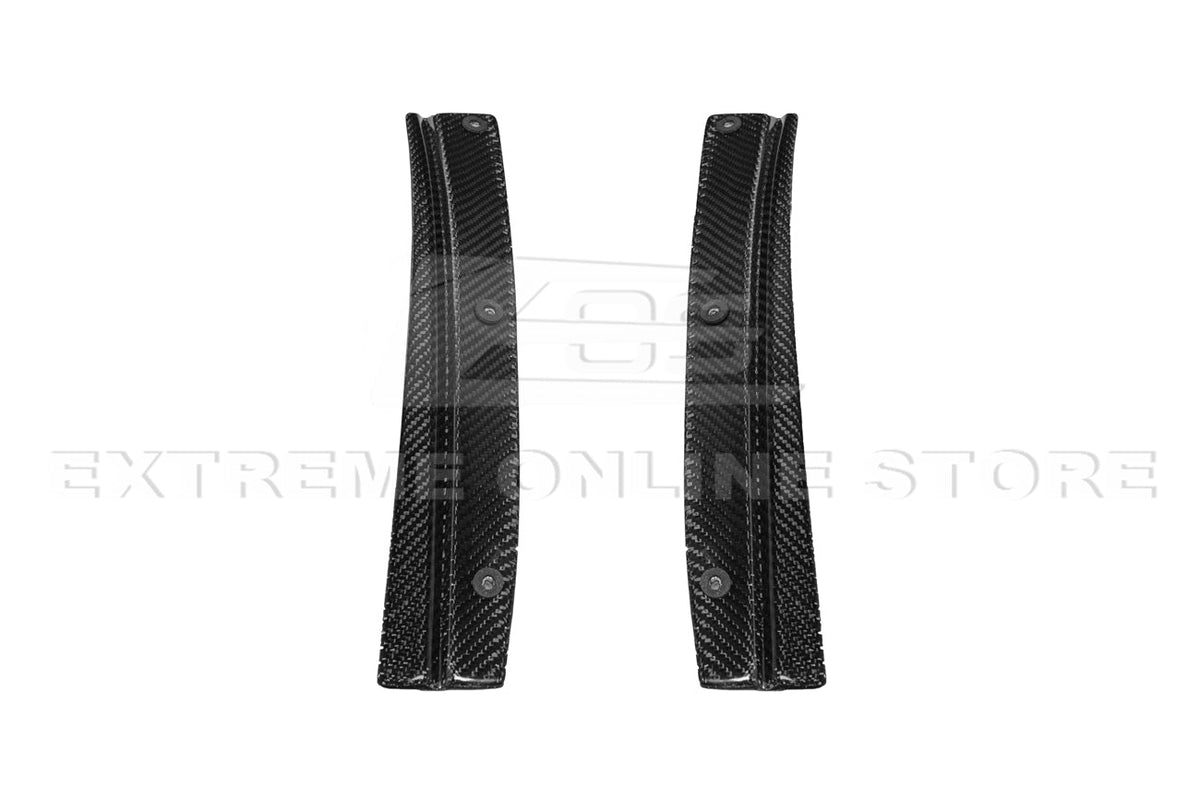 2016-19 Cadillac CTS-V Carbon Fiber Front Splitter Wheel Arch& Side Skirts Rockerst image 32
