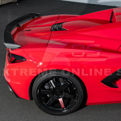 2020-Up Corvette C8 Z51 Facelifted Rear Trunk High Wing Spoiler image 9