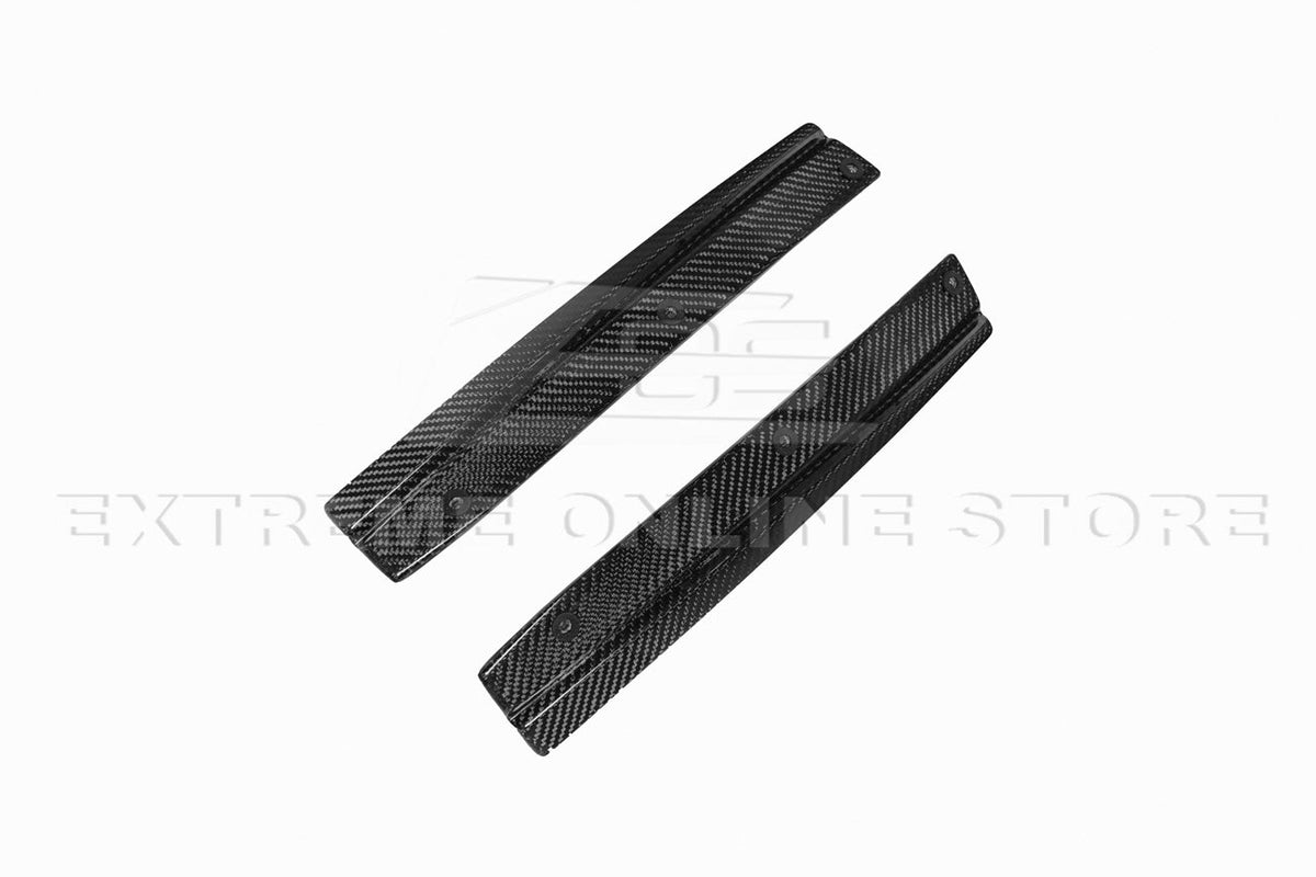 2016-19 Cadillac CTS-V Dry Carbon Fiber Front Splitter Side Wheel Arch image 10