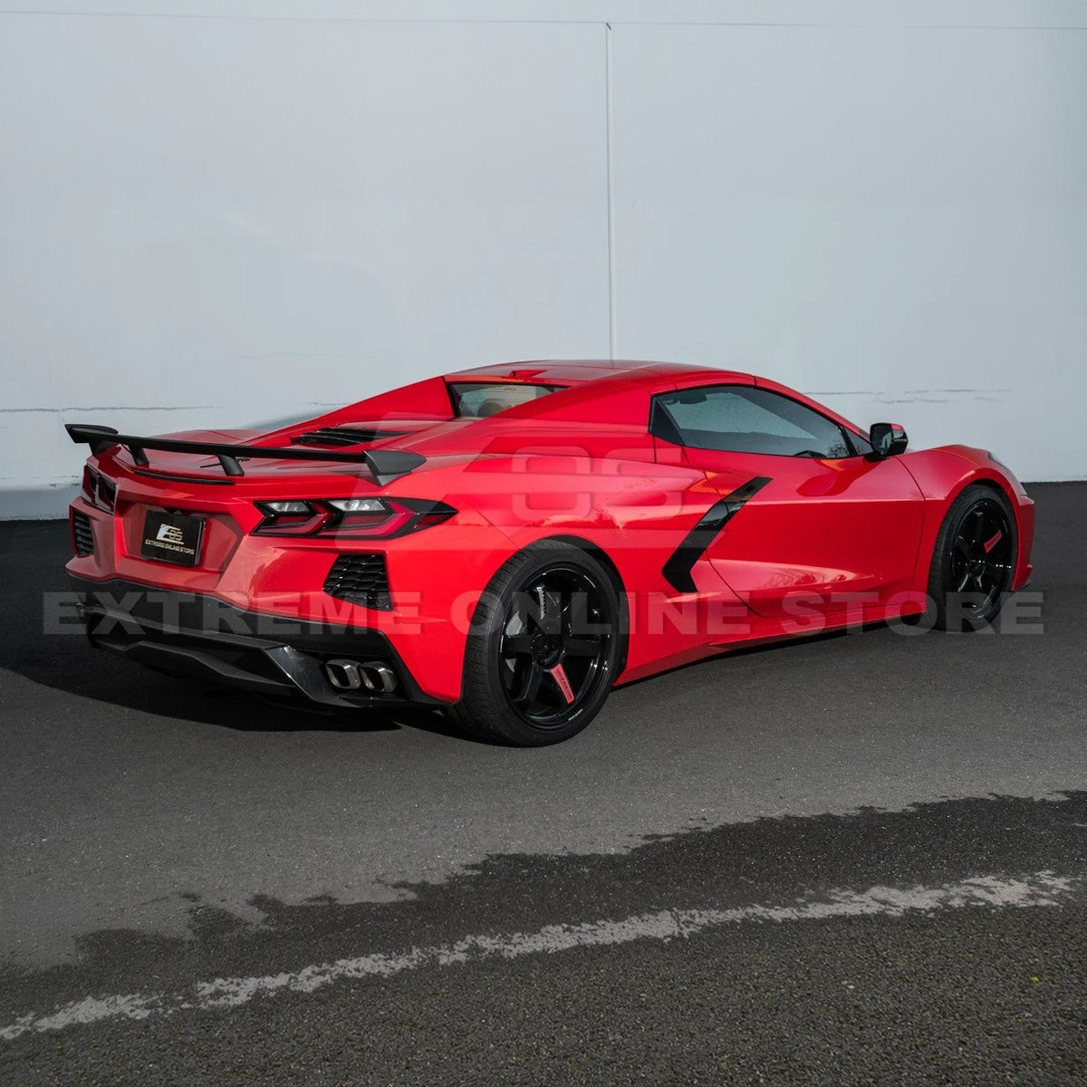 2020-Up Corvette C8 Z51 Facelifted Rear Trunk High Wing Spoiler image 4