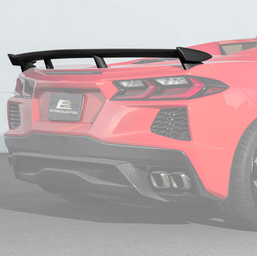 2020-Up Corvette C8 Z51 Facelifted Rear Trunk High Wing Spoiler image 3