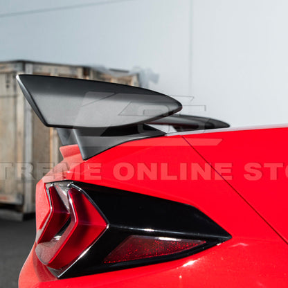2020-Up Corvette C8 Z51 Facelifted Rear Trunk High Wing Spoiler image 13