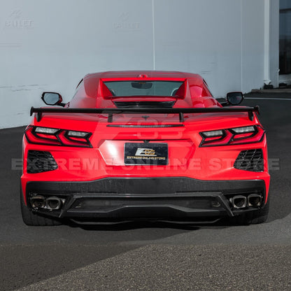 2020-Up Corvette C8 Z51 Facelifted Rear Trunk High Wing Spoiler image 5
