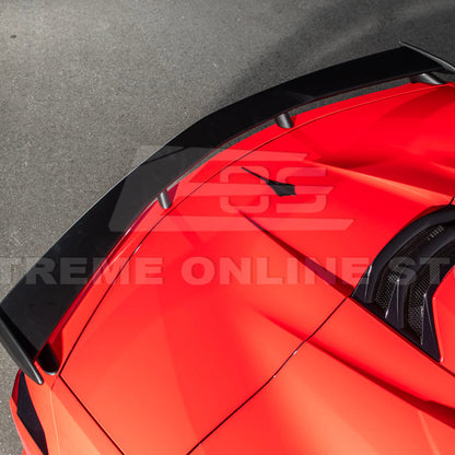 2020-Up Corvette C8 Z51 Facelifted Rear Trunk High Wing Spoiler image 14
