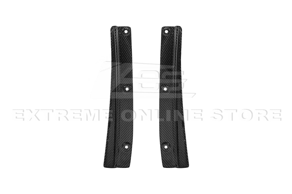2016-19 Cadillac CTS-V Dry Carbon Fiber Front Splitter Side Wheel Arch image 11