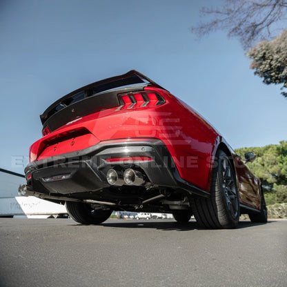 2024+ Ford Mustang GT Style Dry Carbon Fiber Rear Bumper Diffuser image 30