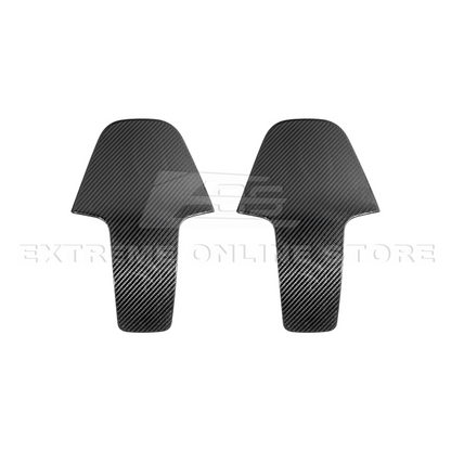 BMW G87 G80 G82 M2 M3 M4 S58 | Dry CARBON FIBER Tape-On Headrest Cover Pair image 12