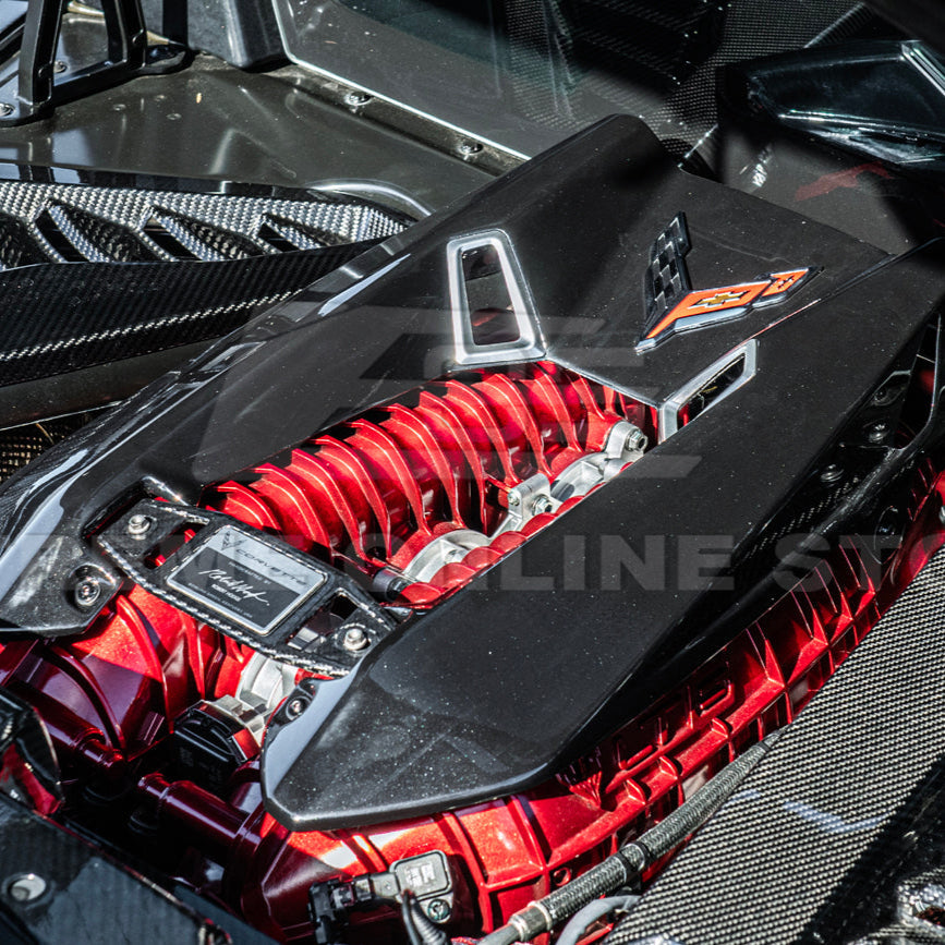 Chevrolet Corvette C8 Z06 DRY CARBON FIBER Engine Cover image 4