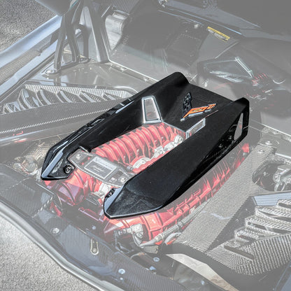 Chevrolet Corvette C8 Z06 DRY CARBON FIBER Engine Cover image 3