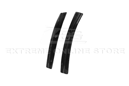 2016-19 Cadillac CTS-V Dry Carbon Fiber Front Splitter Side Wheel Arch image 12