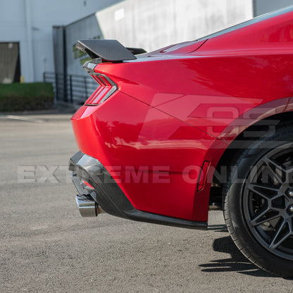 2024+ Ford Mustang GT Style Dry Carbon Fiber Rear Bumper Diffuser image 31