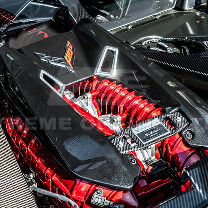 Chevrolet Corvette C8 Z06 DRY CARBON FIBER Engine Cover image 7