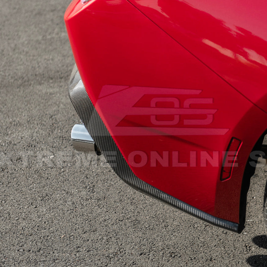 2024+ Ford Mustang GT Style Dry Carbon Fiber Rear Bumper Diffuser image 32