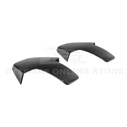 BMW G87 G82 M2 M4 Dry CARBON FIBER Tape-On Full Seat Back Cover Pair image 17
