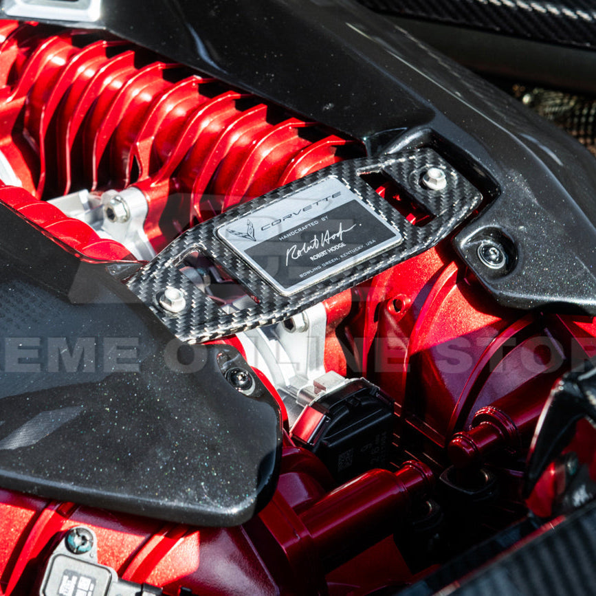 Chevrolet Corvette C8 Z06 DRY CARBON FIBER Engine Cover image 9