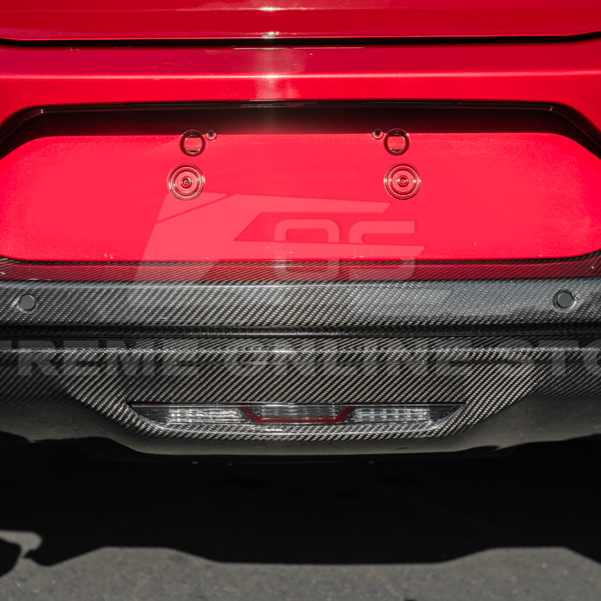 2024+ Ford Mustang GT Style Dry Carbon Fiber Rear Bumper Diffuser image 36