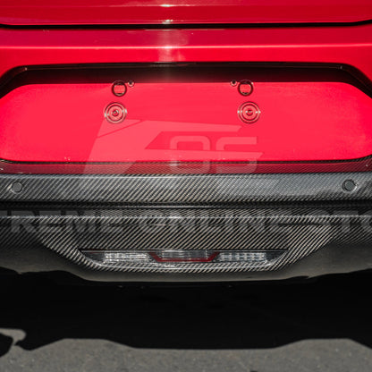 2024+ Ford Mustang GT Style Dry Carbon Fiber Rear Bumper Diffuser image 36