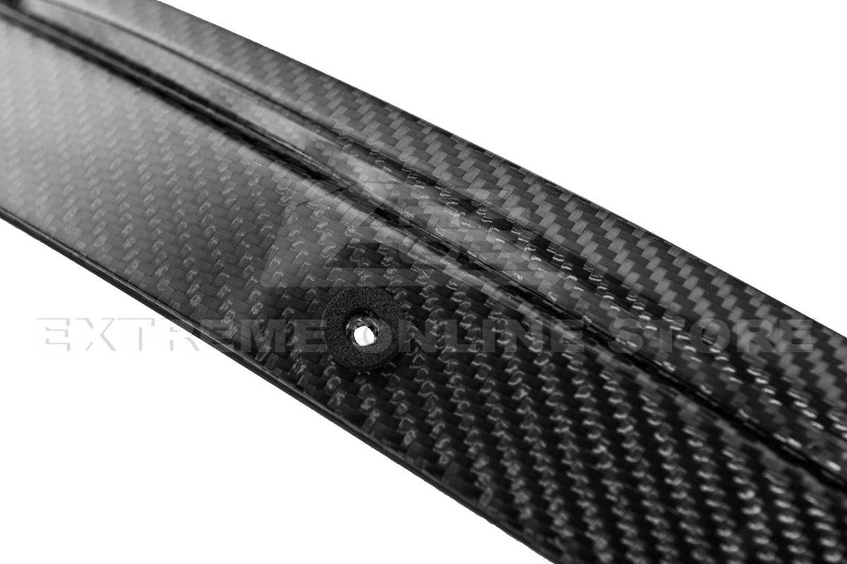 2016-19 Cadillac CTS-V Dry Carbon Fiber Front Splitter Side Wheel Arch image 8