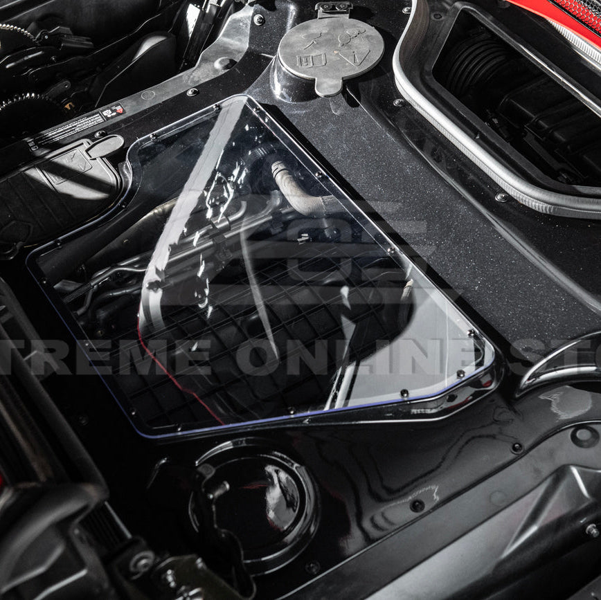 Corvette C8 HTC DRY Carbon Fiber Engine Bay Panel Cover image 80