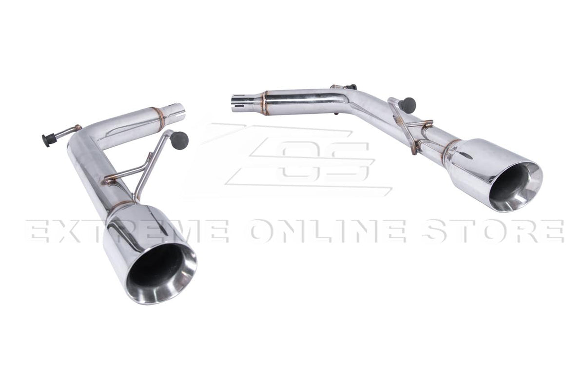 2007-2014 Infiniti G35 G37 Sedan Muffler Delete Axle Back Dual Burnt Tips Exhaust image 11