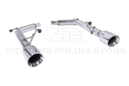 2007-2014 Infiniti G35 G37 Sedan Muffler Delete Axle Back Dual Burnt Tips Exhaust image 11