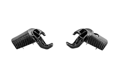 Corvette C6 Dry Carbon Fiber Steering Wheel Button Control Bezel Covers image 14