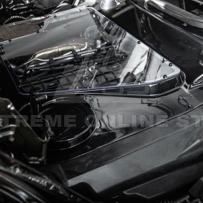 Corvette C8 HTC DRY Carbon Fiber Engine Bay Panel Cover image 83
