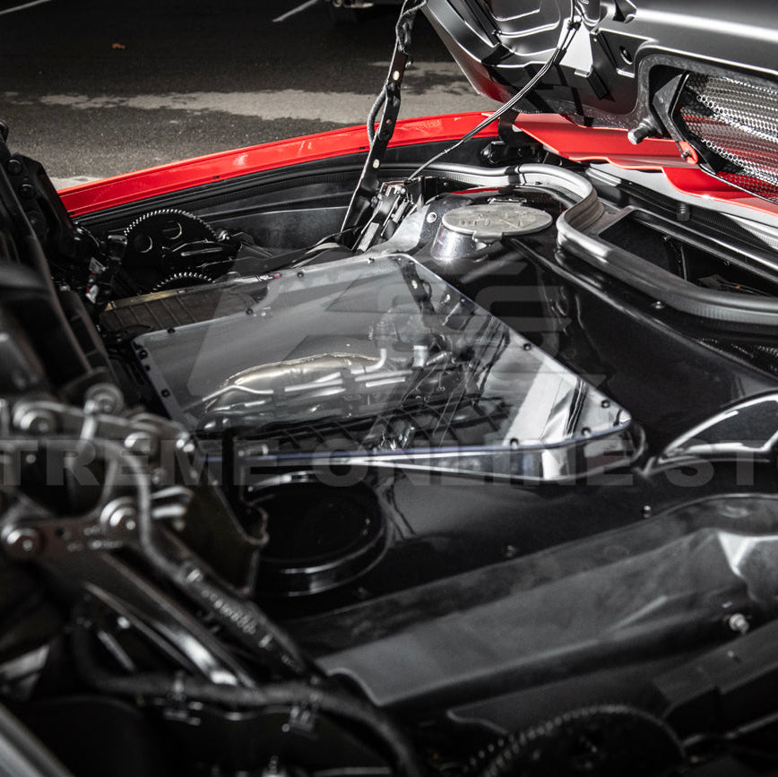 Corvette C8 HTC DRY Carbon Fiber Engine Bay Panel Cover image 84