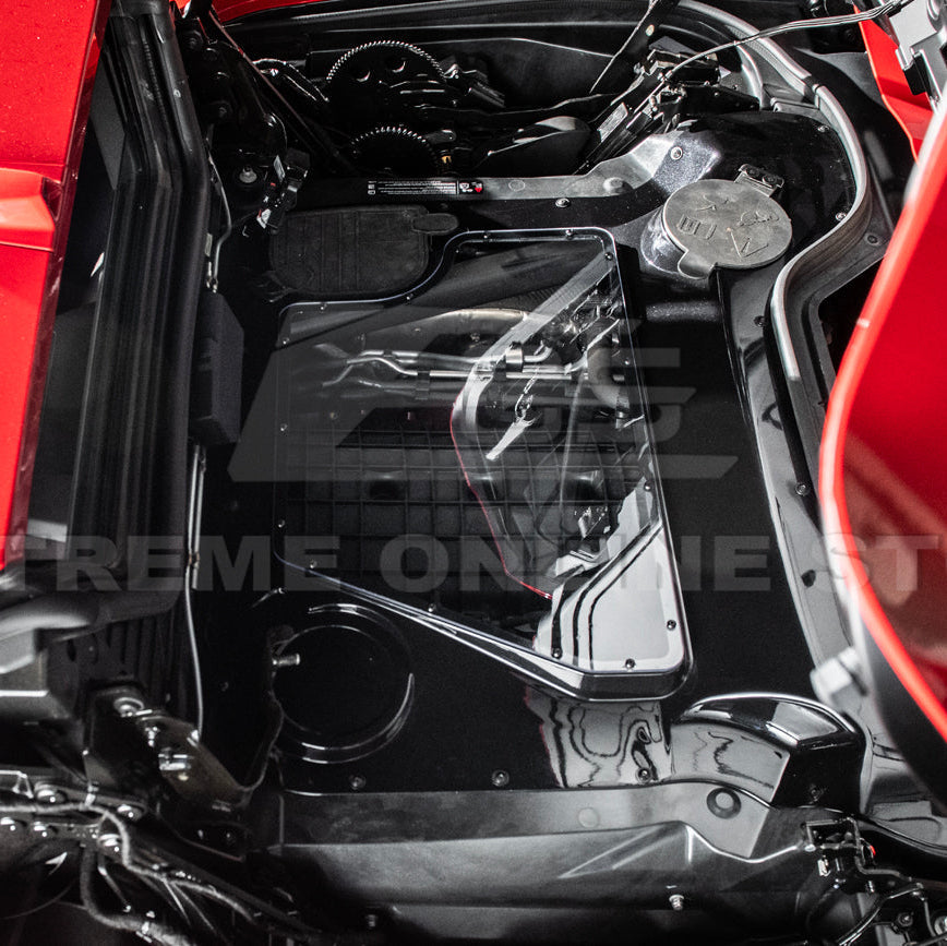 Corvette C8 HTC DRY Carbon Fiber Engine Bay Panel Cover image 85