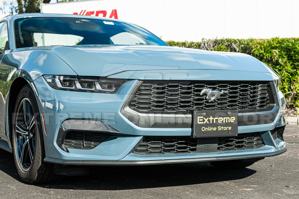 2024+Ford Mustang DRY CARBON FIBER Front Lower Side Grille image 5
