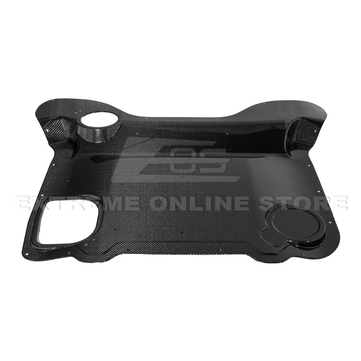 Corvette C8 HTC DRY Carbon Fiber Engine Bay Panel Cover image 16