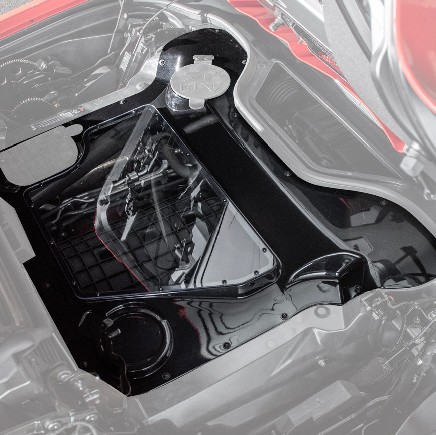 Corvette C8 HTC DRY Carbon Fiber Engine Bay Panel Cover image 79