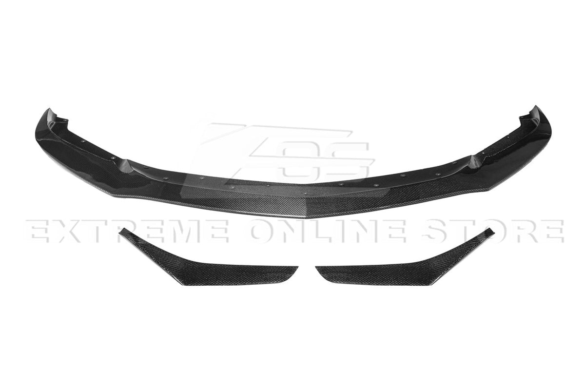 2020-24 Cadillac CT5-V Blackwing Package Style Carbon Fiber Front Lip Splitter Canards image 11