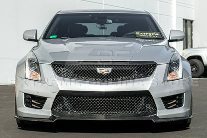 2016-19 Cadillac ATS-V DRY Carbon Fiber Front Grille Trim Insert image 5