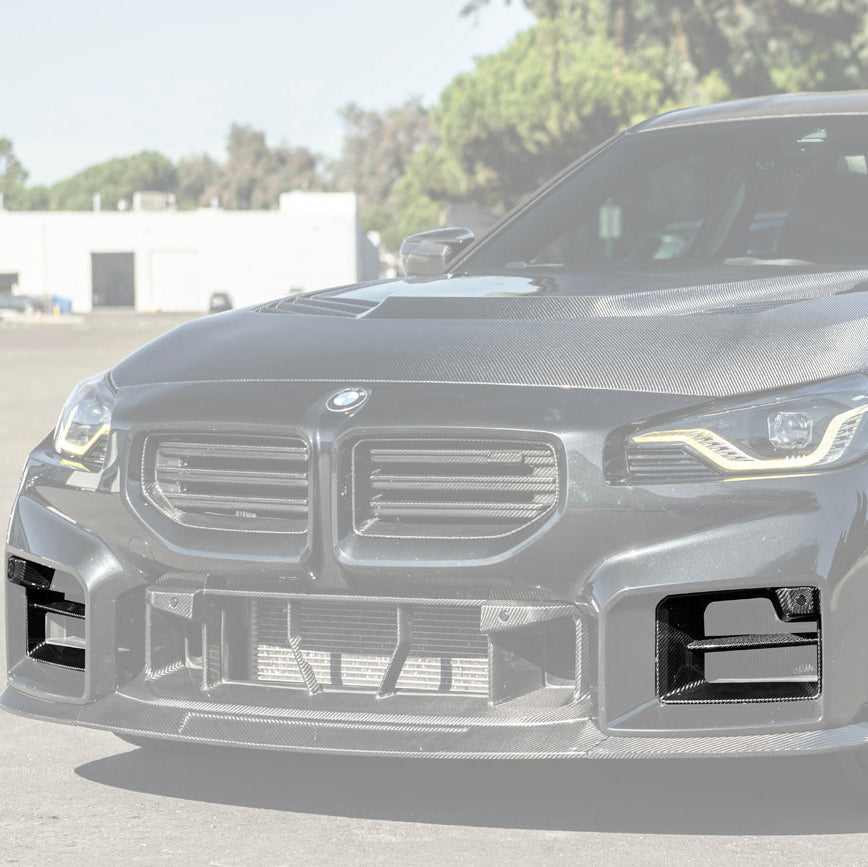 2023-Up BMW G87 M2 Factory Style DRY Carbon Fiber Front Side Duct Vents image 1