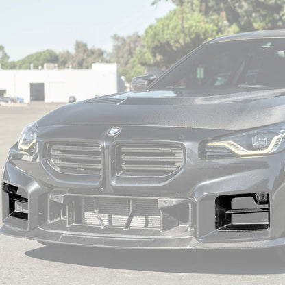 2023-Up BMW G87 M2 Factory Style DRY Carbon Fiber Front Side Duct Vents image 1