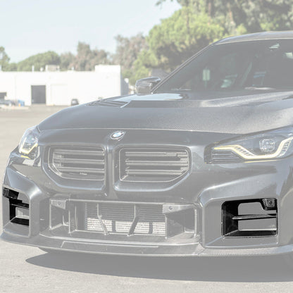 2023-Up BMW G87 M2 Factory Style DRY Carbon Fiber Front Side Duct Vents image 3