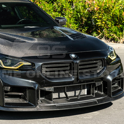 2023-Up BMW G87 M2 Factory Style DRY Carbon Fiber Front Side Duct Vents image 8