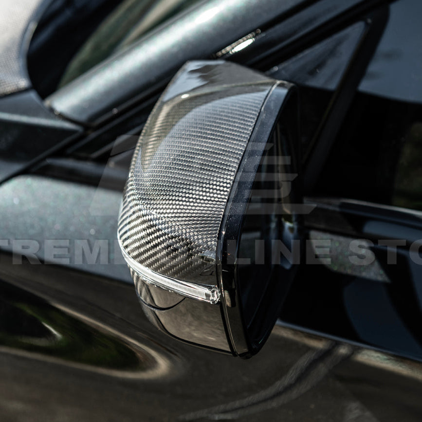 2021-Up BMW G87 M2 G80 M3 G82 M4 | Factory Style DRY CARBON FIBER Mirror Cover Cap image 7