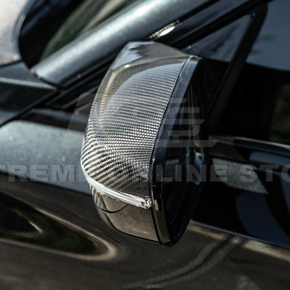 2021-Up BMW G87 M2 G80 M3 G82 M4 | Factory Style DRY CARBON FIBER Mirror Cover Cap image 7