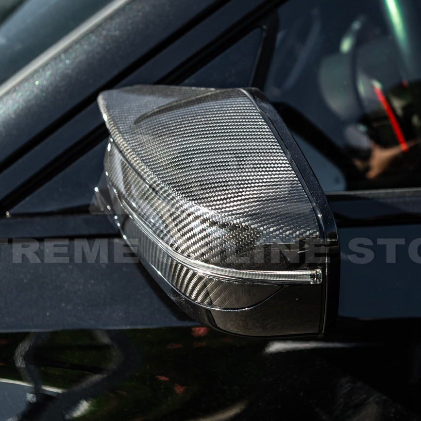 2021-Up BMW G87 M2 G80 M3 G82 M4 | Factory Style DRY CARBON FIBER Mirror Cover Cap image 8