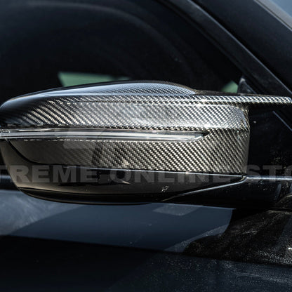 2021-Up BMW G87 M2 G80 M3 G82 M4 | Factory Style DRY CARBON FIBER Mirror Cover Cap image 11